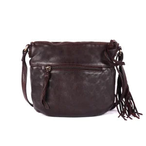 Rugged Hide Madrid Cross Body Bag Brown