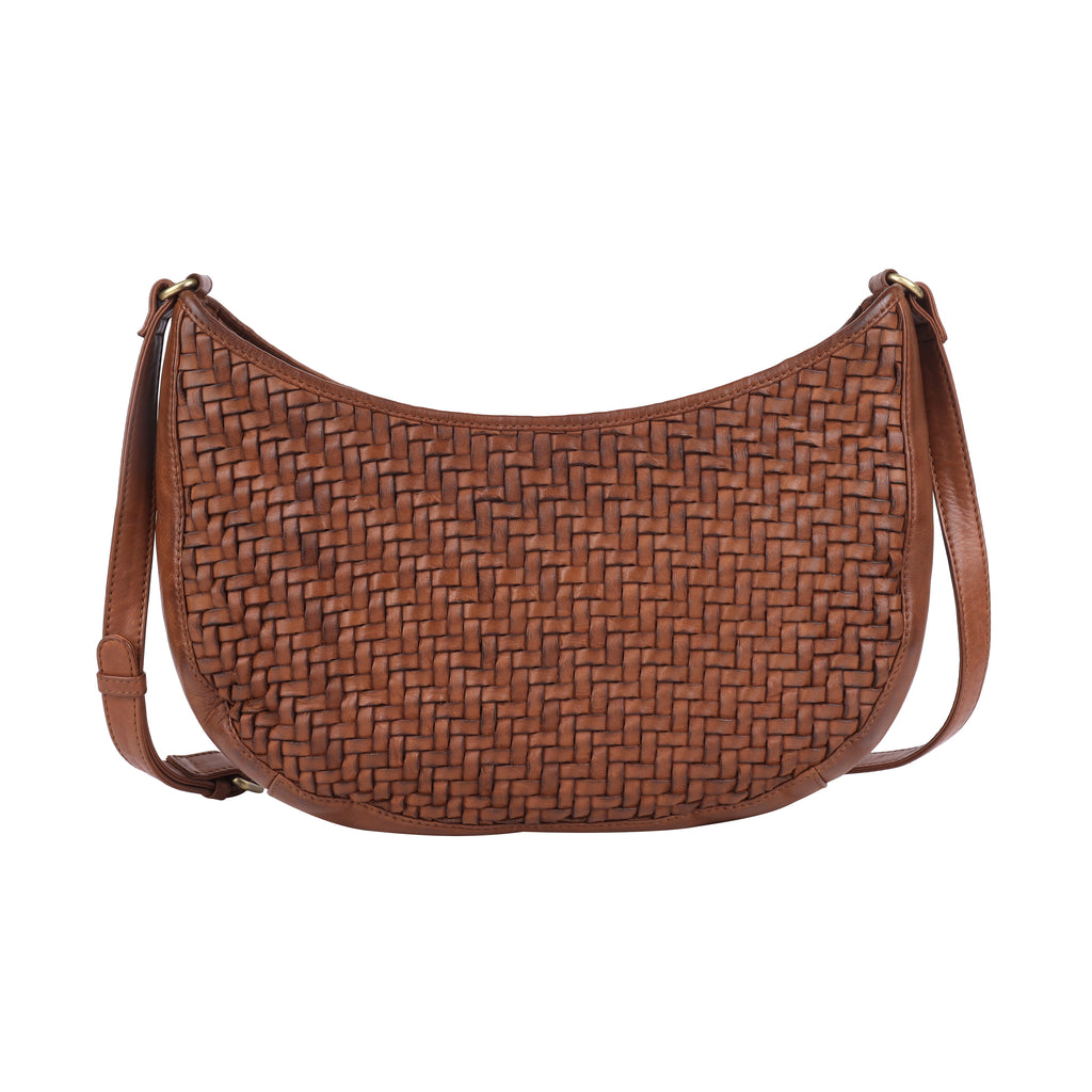 Rugged Hide Ballarat Cross Body Brown