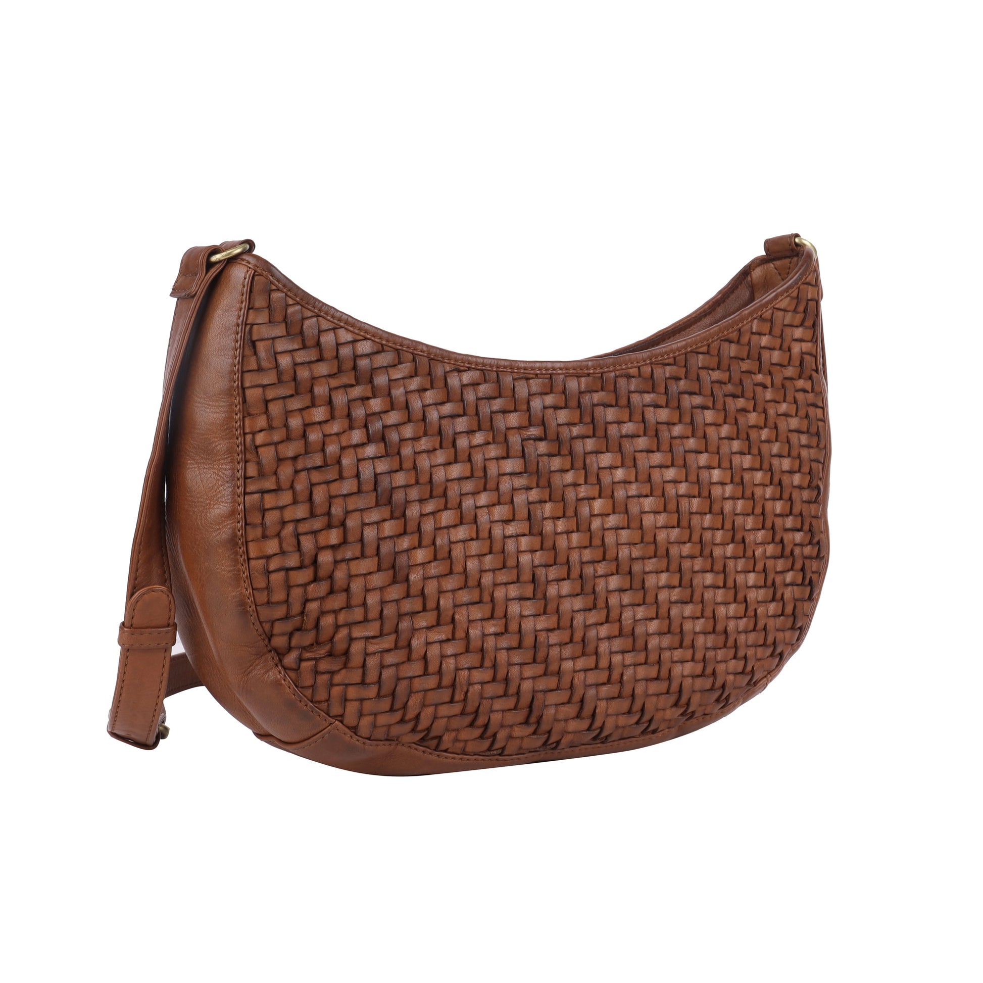 Rugged Hide Ballarat Cross Body Brown