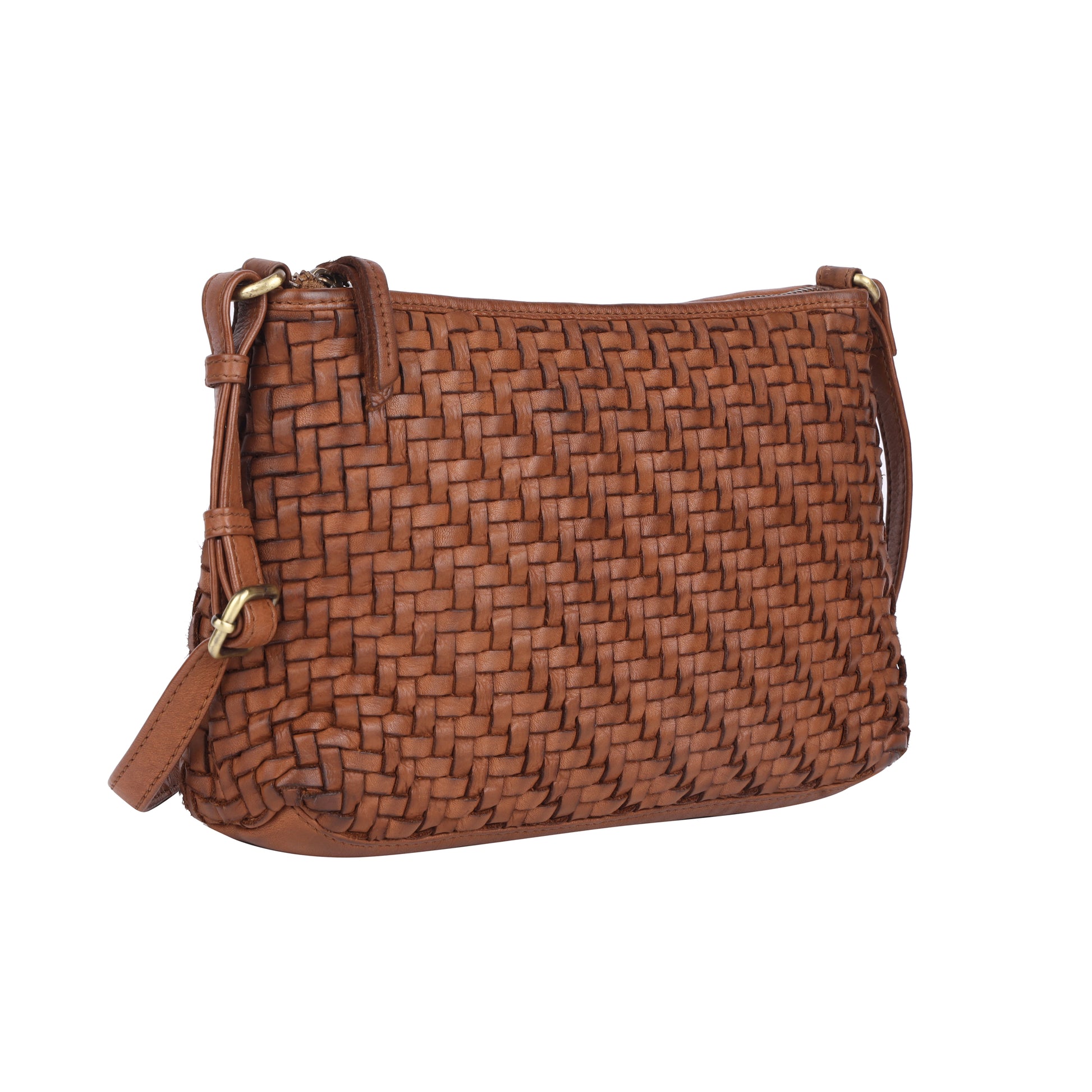 Rugged Hide Bendigo Cross Body Bag Oak
