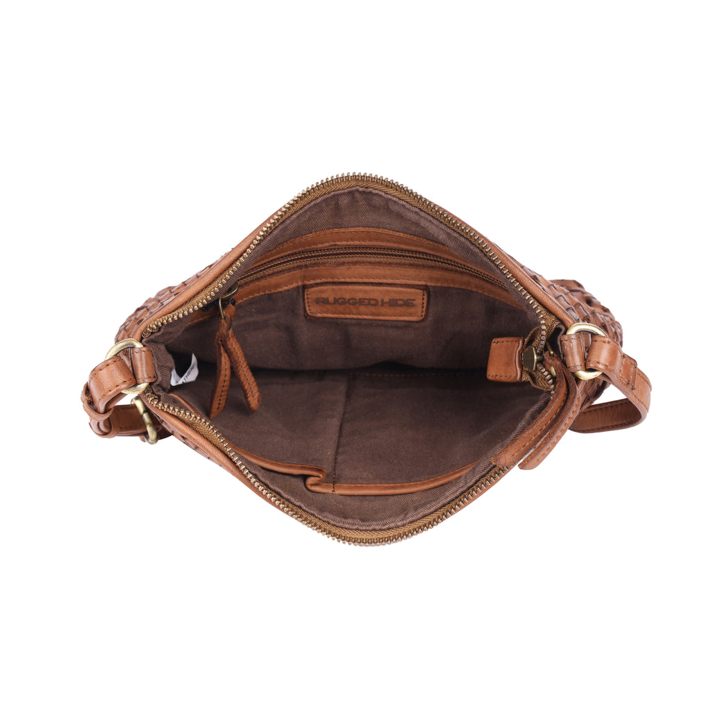 Rugged Hide Bendigo Cross Body Bag Oak