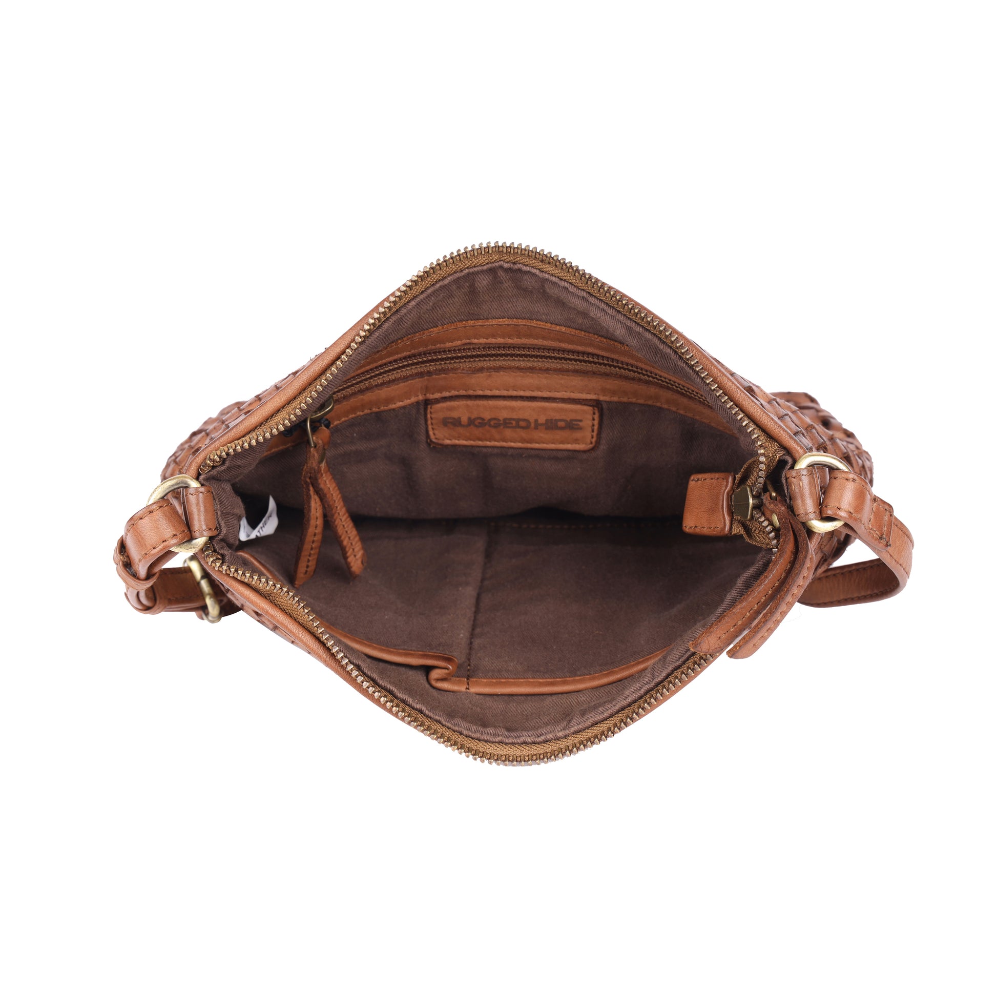 Rugged Hide Bendigo Cross Body Bag Oak