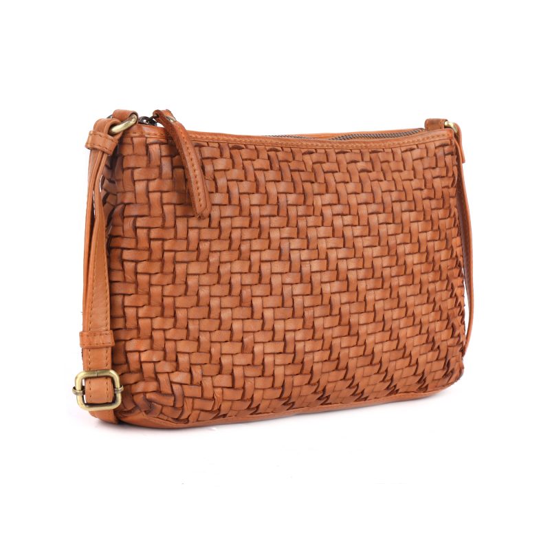 Rugged Hide Bendigo Cross Body Bag Tan