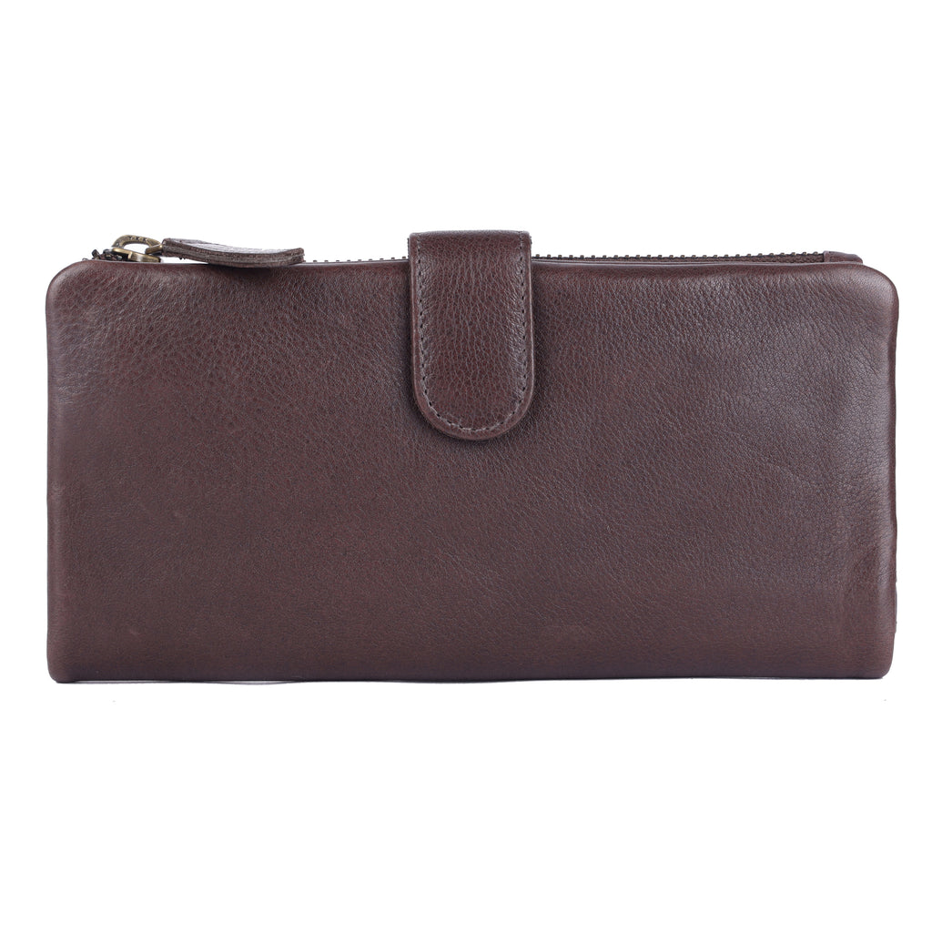 Rugged Hide Veronica Brown Wallet