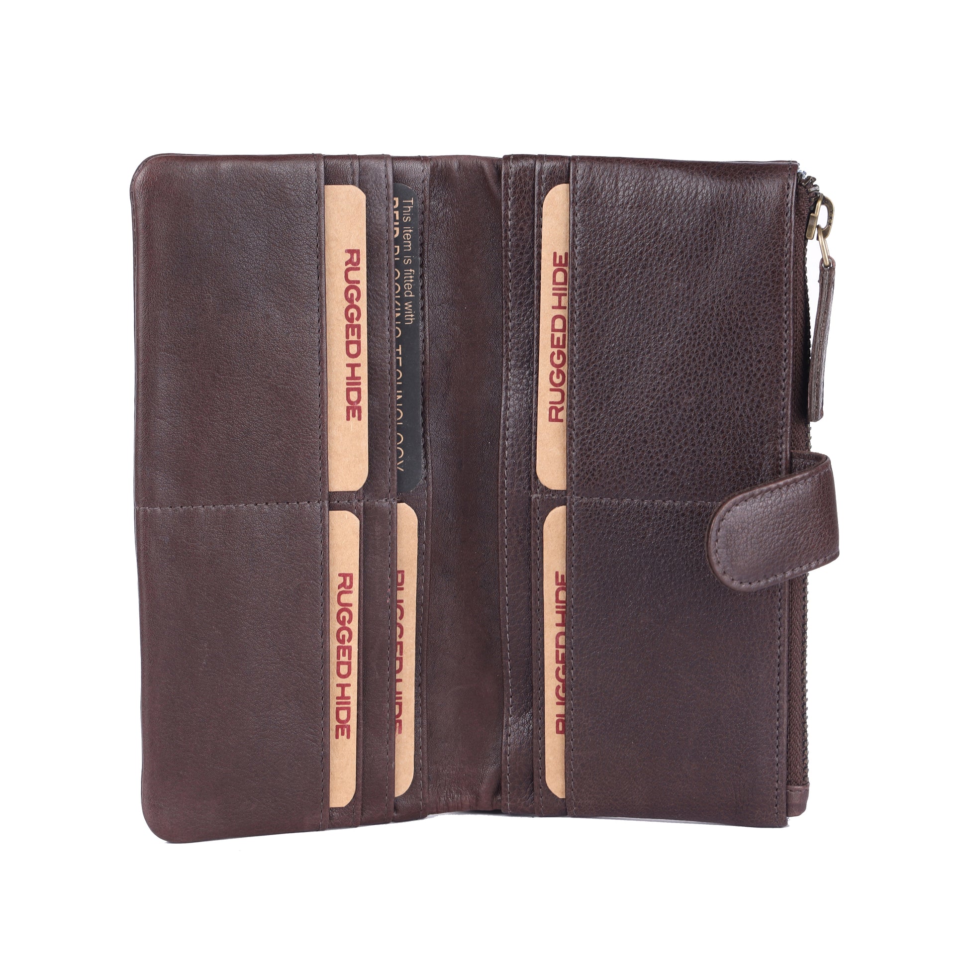 Rugged Hide Veronica Brown Wallet