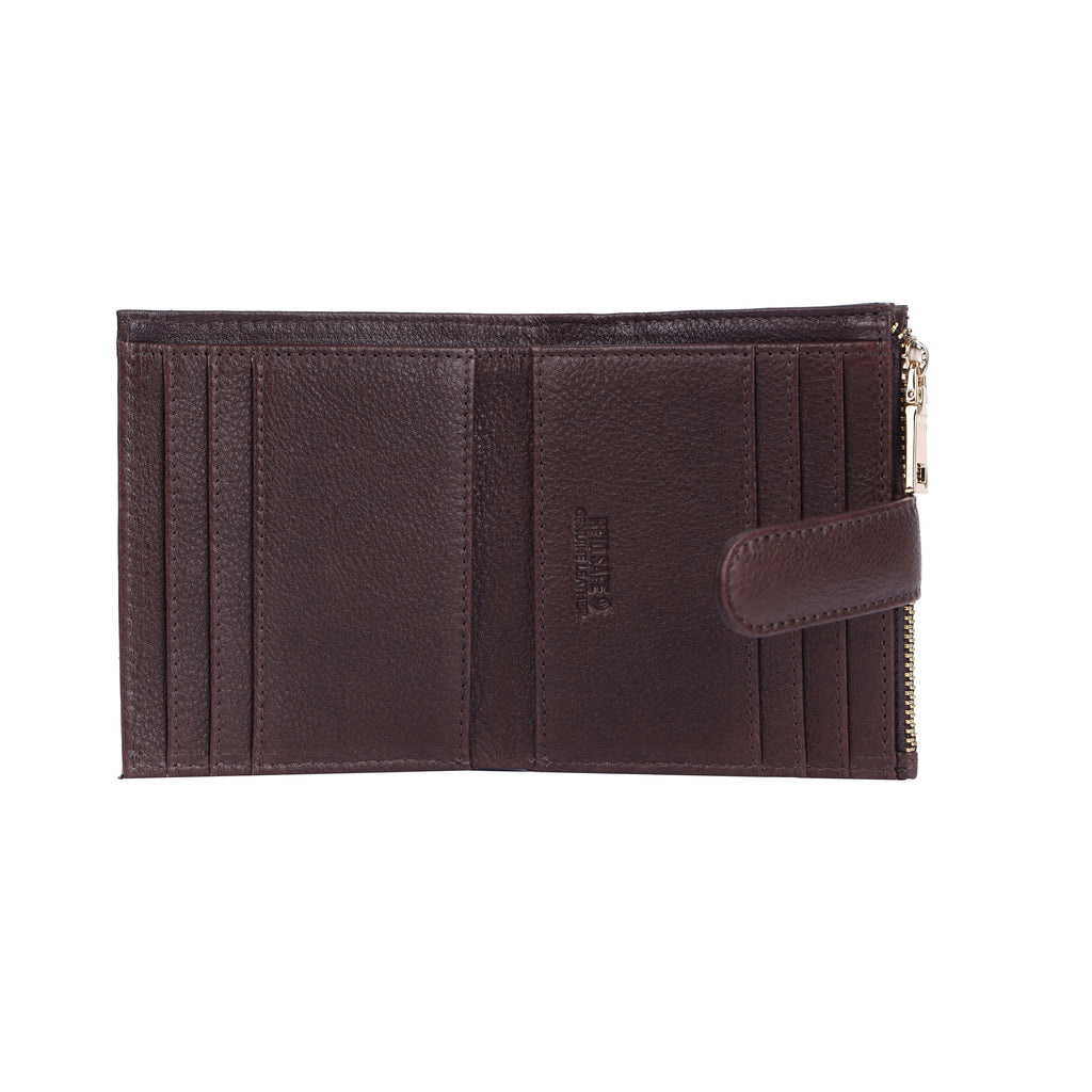 Rugged Hide Romina Brown wallet