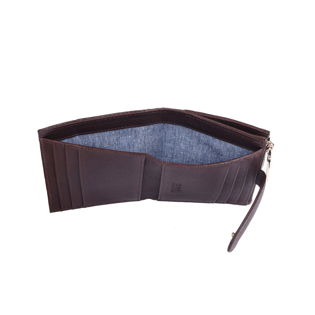 Rugged Hide Romina Brown wallet