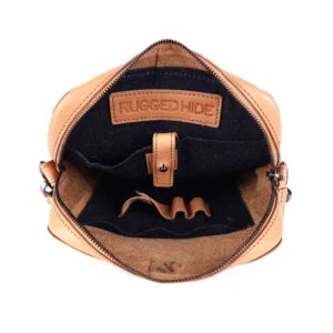 Rugged Hide Lismore Sling Bag Nude