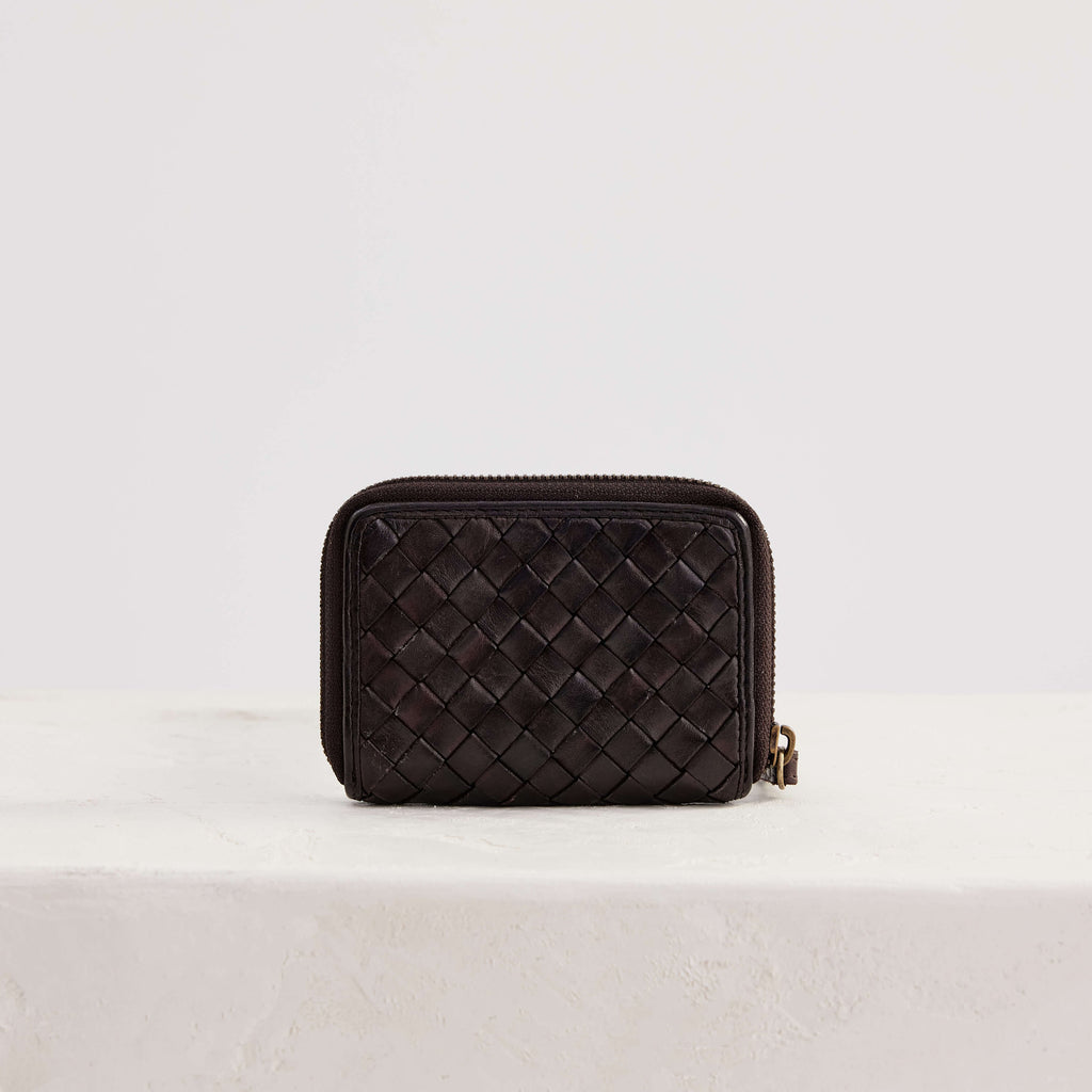 Juju & Co Basque Wallet Small Choc