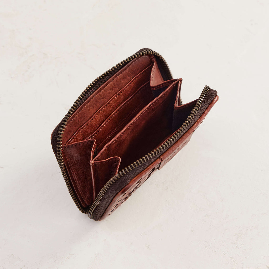 Juju & Co Basque Wallet Small Amber