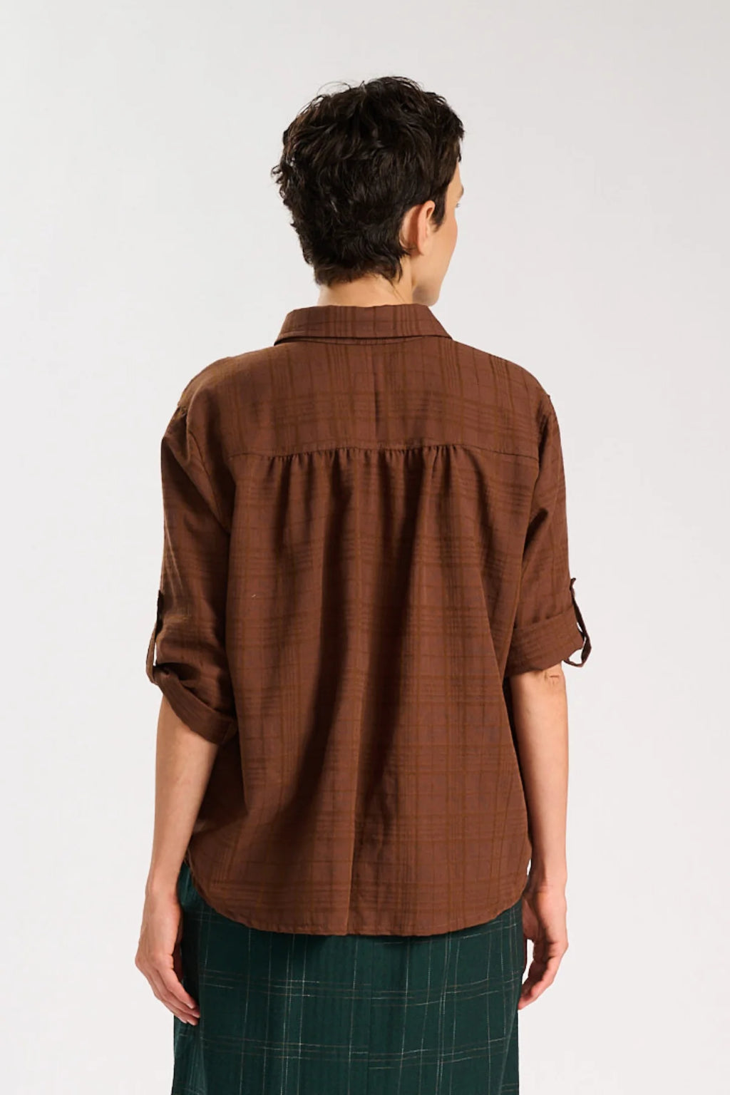 Olga de Polga Sabine Shirt Brown