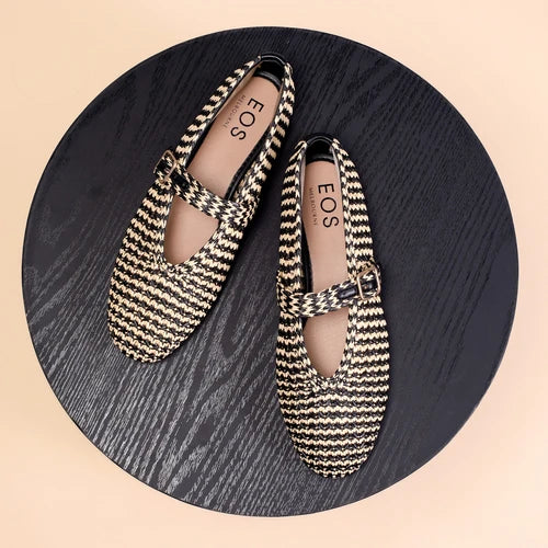 EOS Santalum Black/Beige Raffia