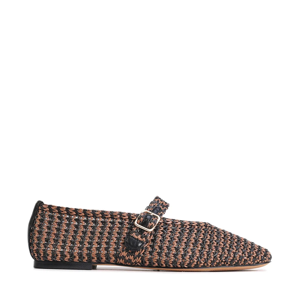EOS Santalum Choc/Black Raffia