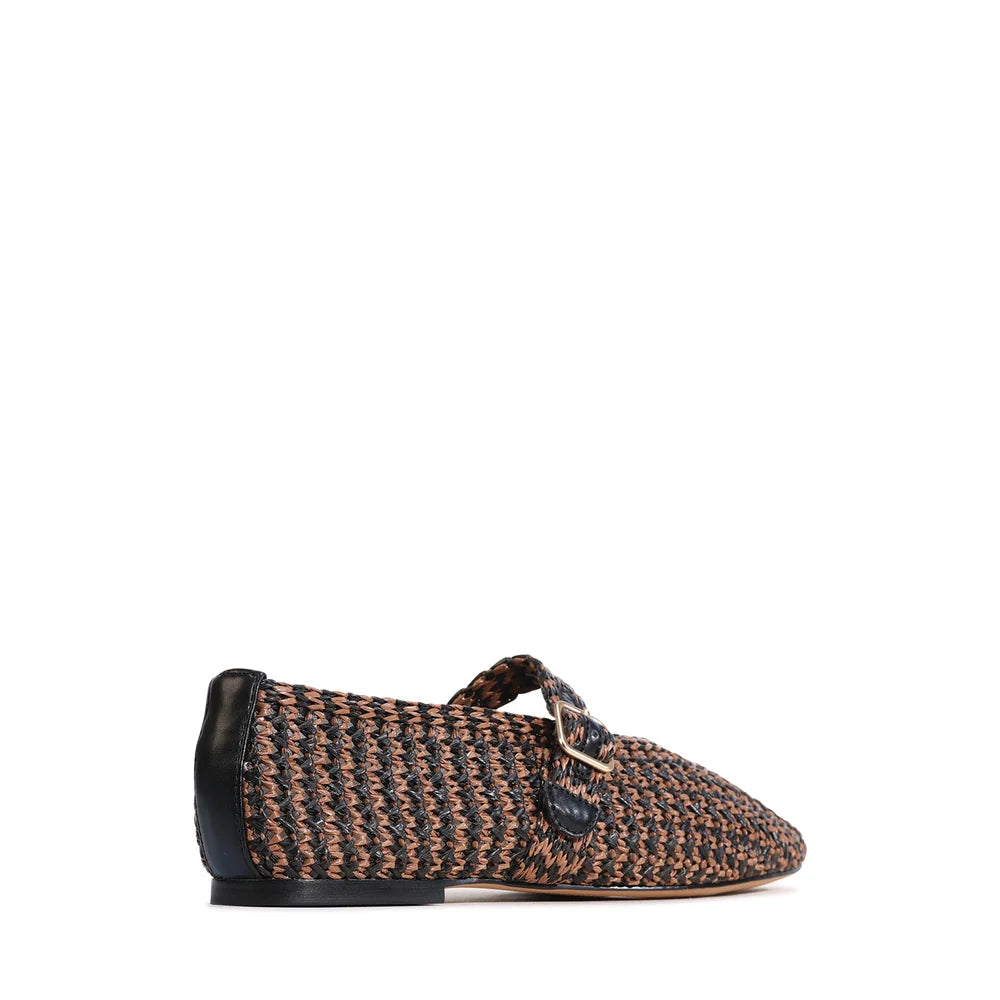 EOS Santalum Choc/Black Raffia