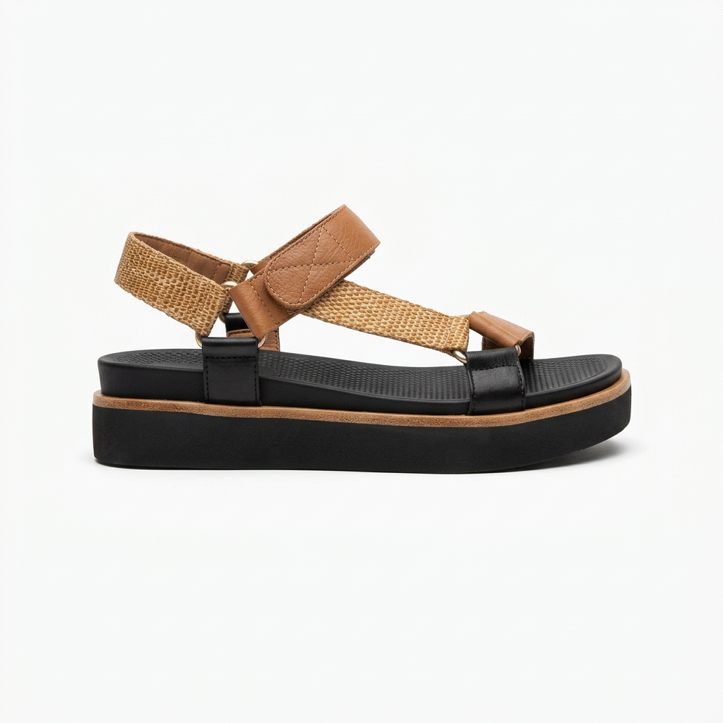 D & J Zorra Black/Tan