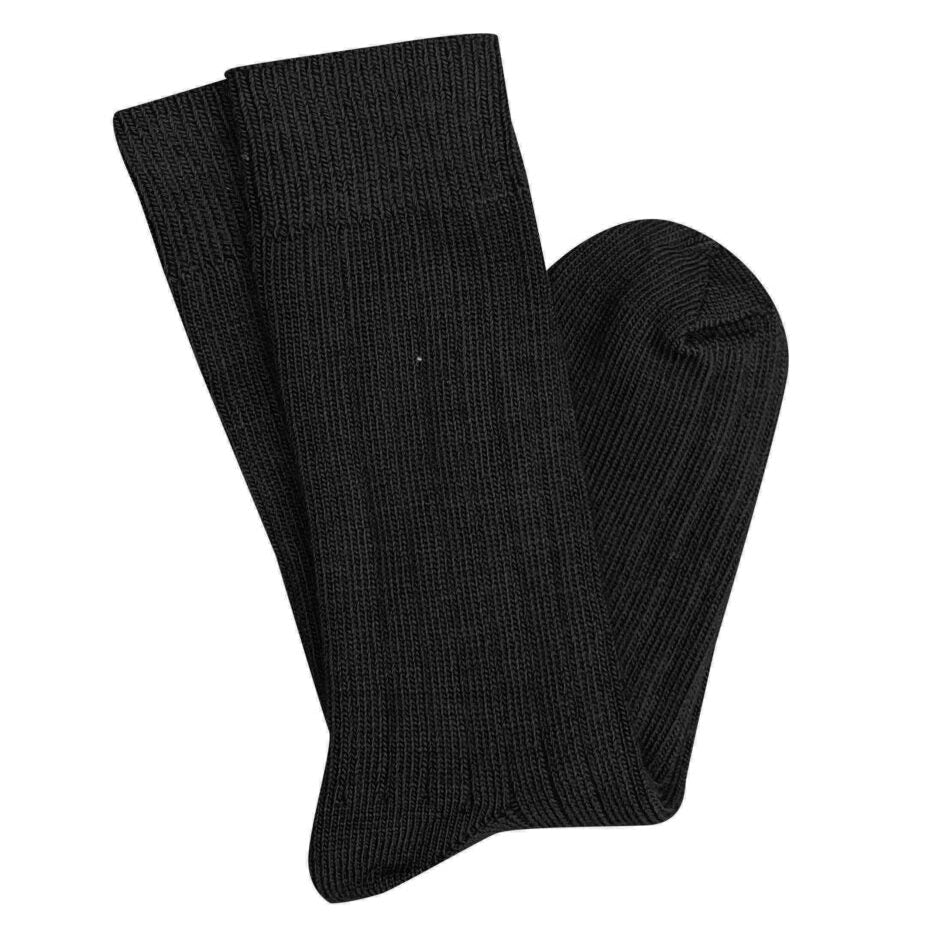 Tightology Short Rib Sox Wool Black