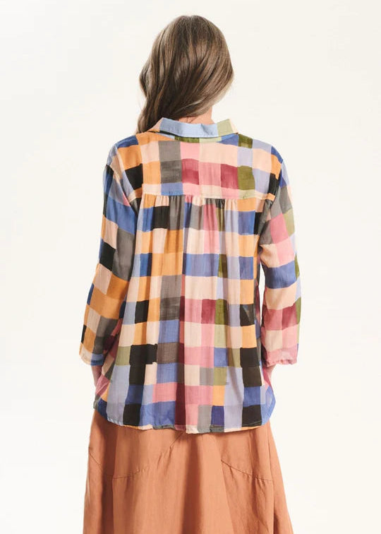 Olga Tessera Shirt Blush