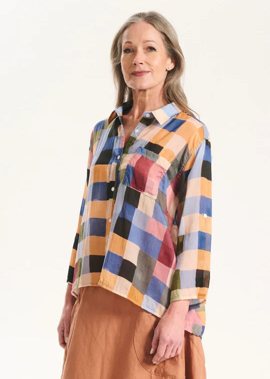 Olga Tessera Shirt Blush