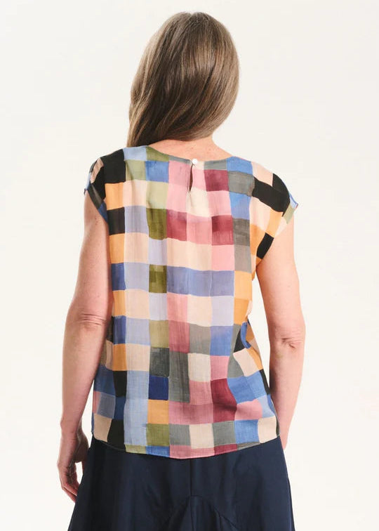 Olga Tessera Tee Blush