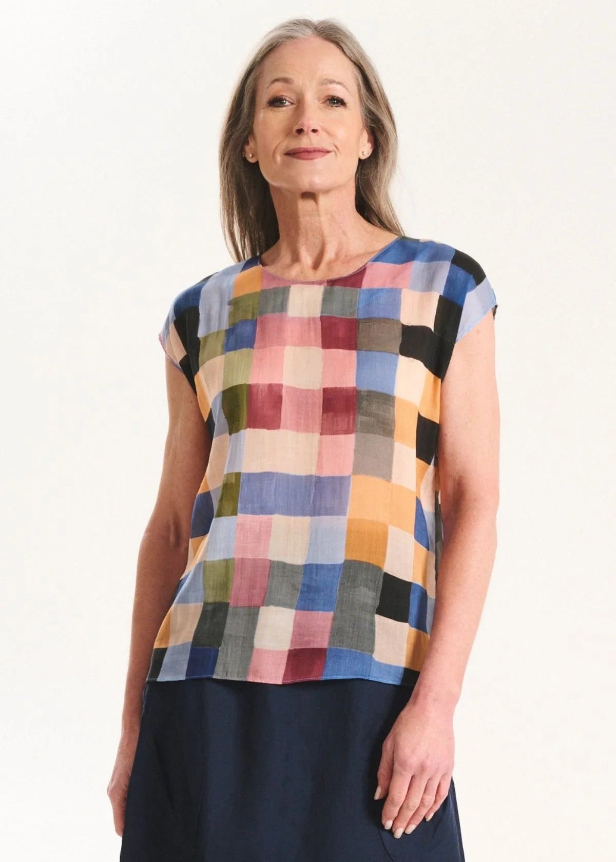 Olga Tessera Tee Blush