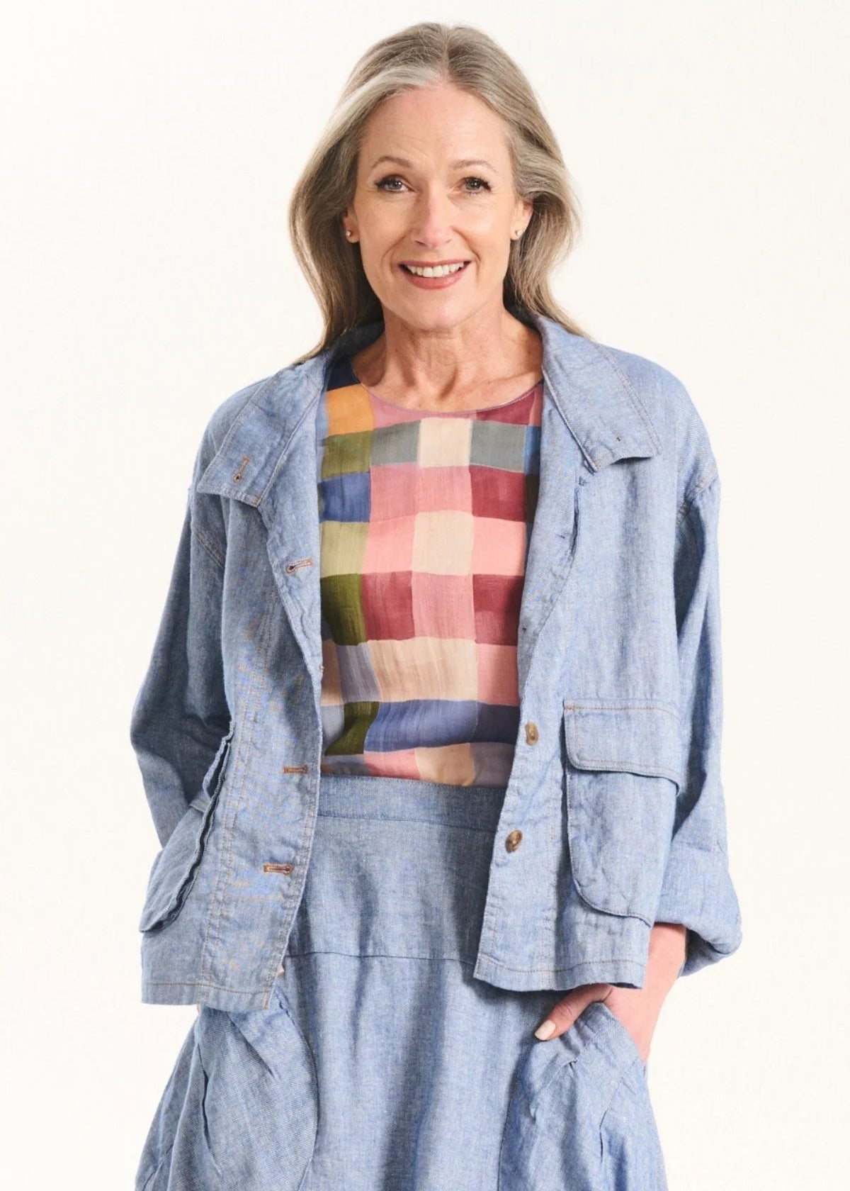 Olga Billie Jacket Blue