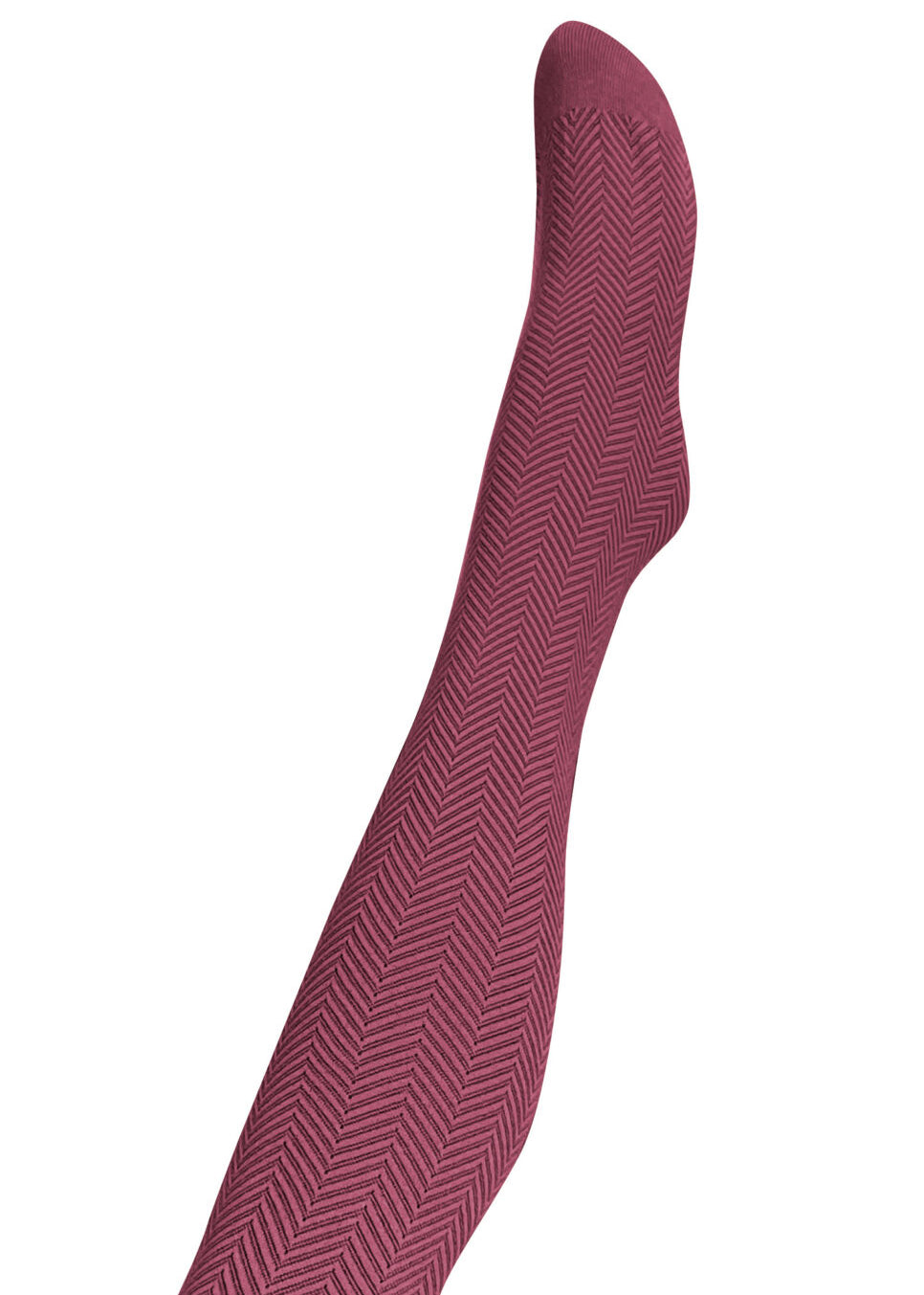 Tightology Weave Tights Cotton Bordeaux