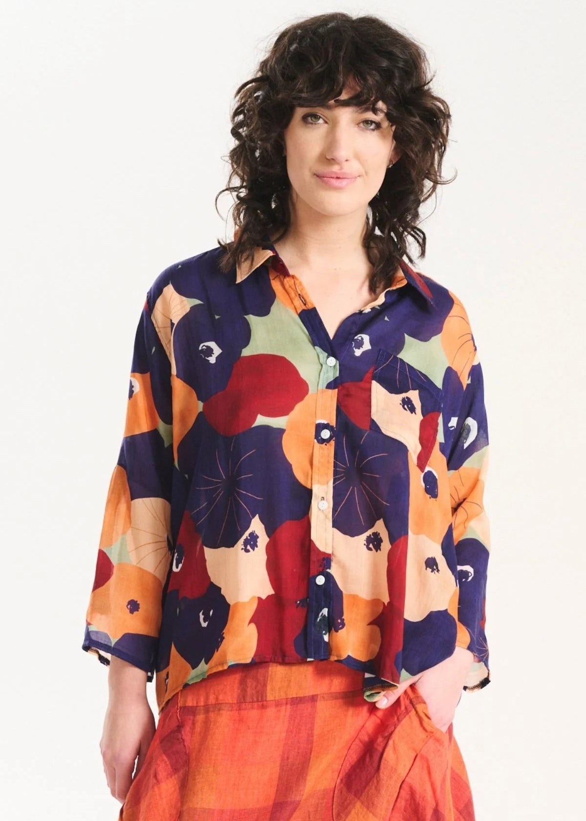 Olga Zahara Shirt Peach