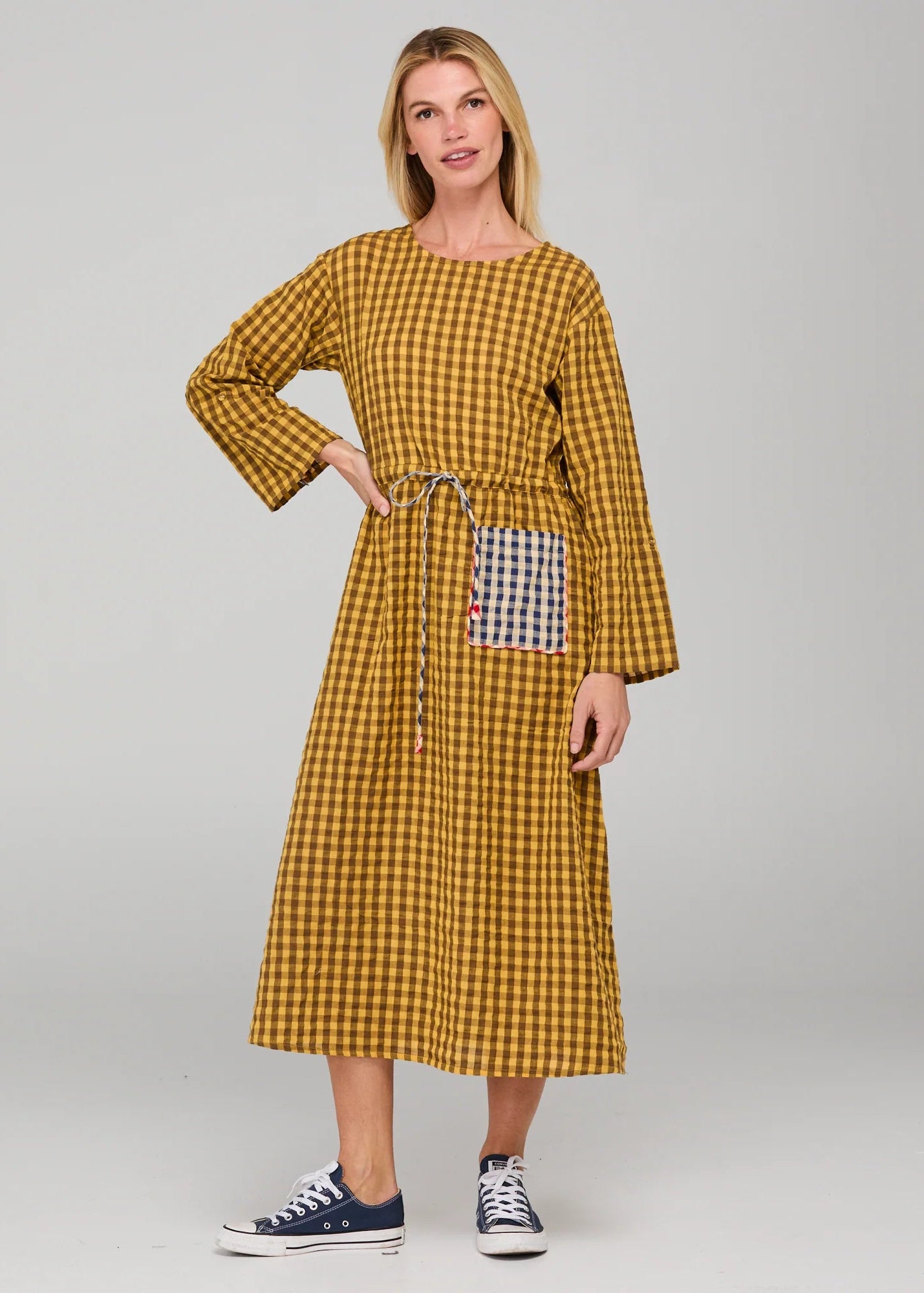 Boom Shankar Akari Dress Mustard