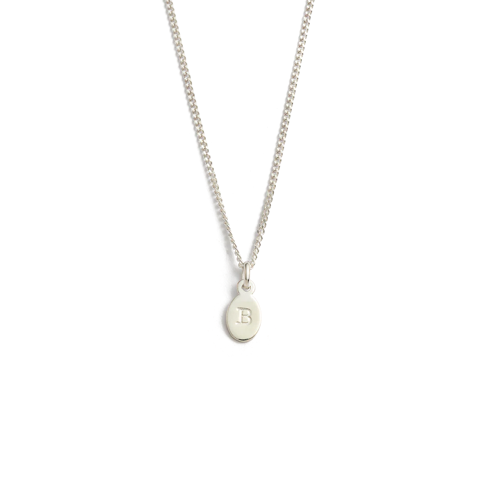 Kirstin Ash Initial Pendant Silver
