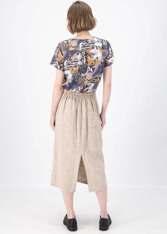 Olga Hepburn Skirt Beige