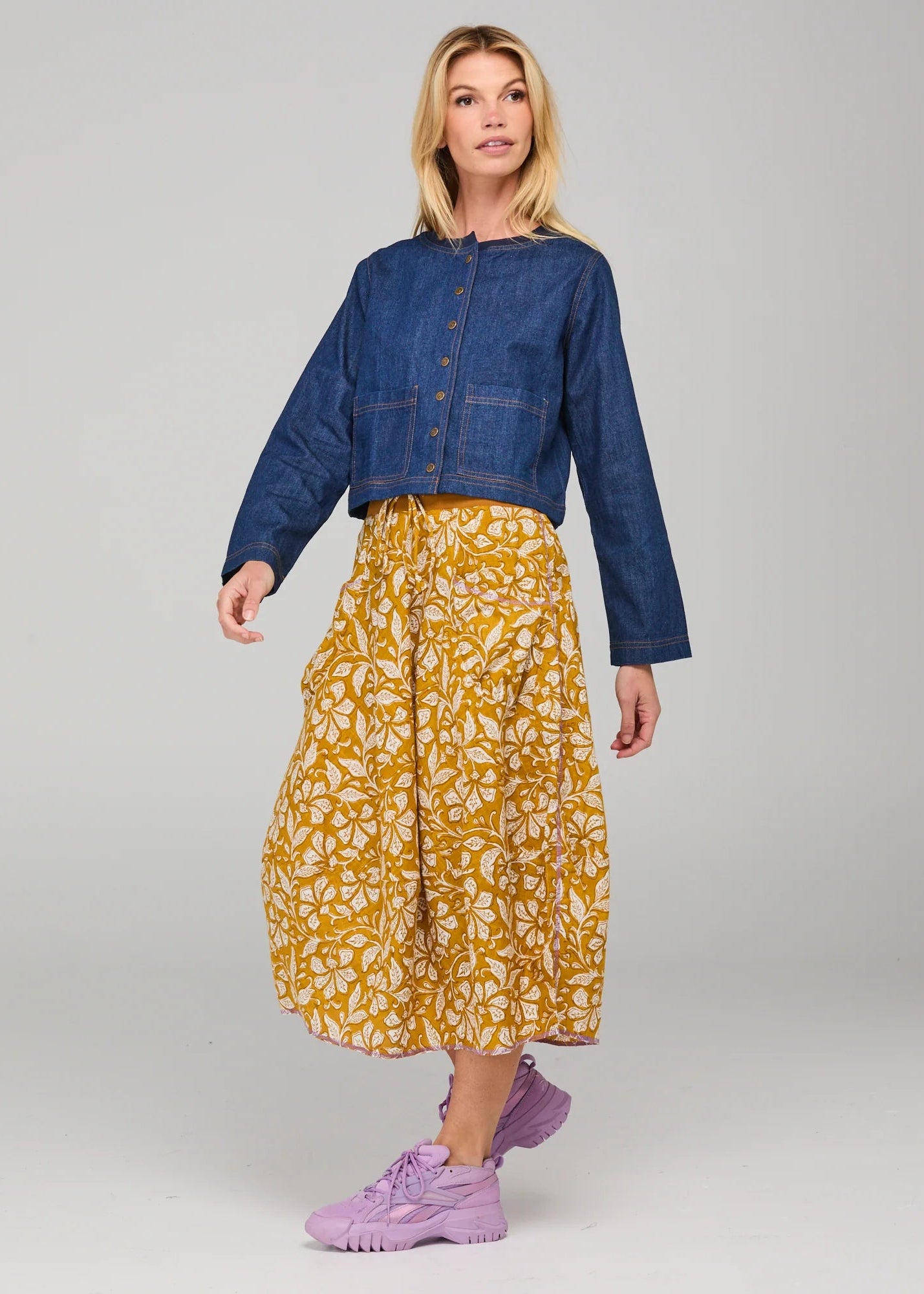 Boom Shankar Fumiko Jacket Dark Denim