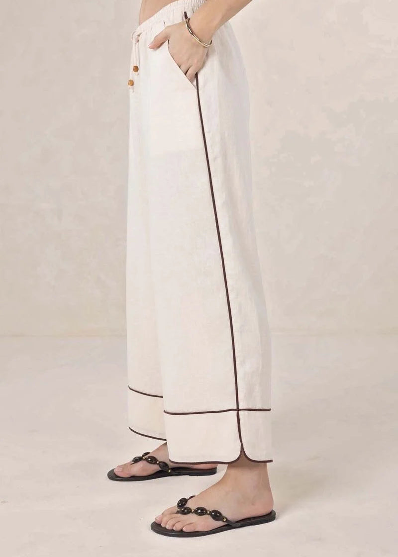 Humidity Lugano Pant Cream/Choc