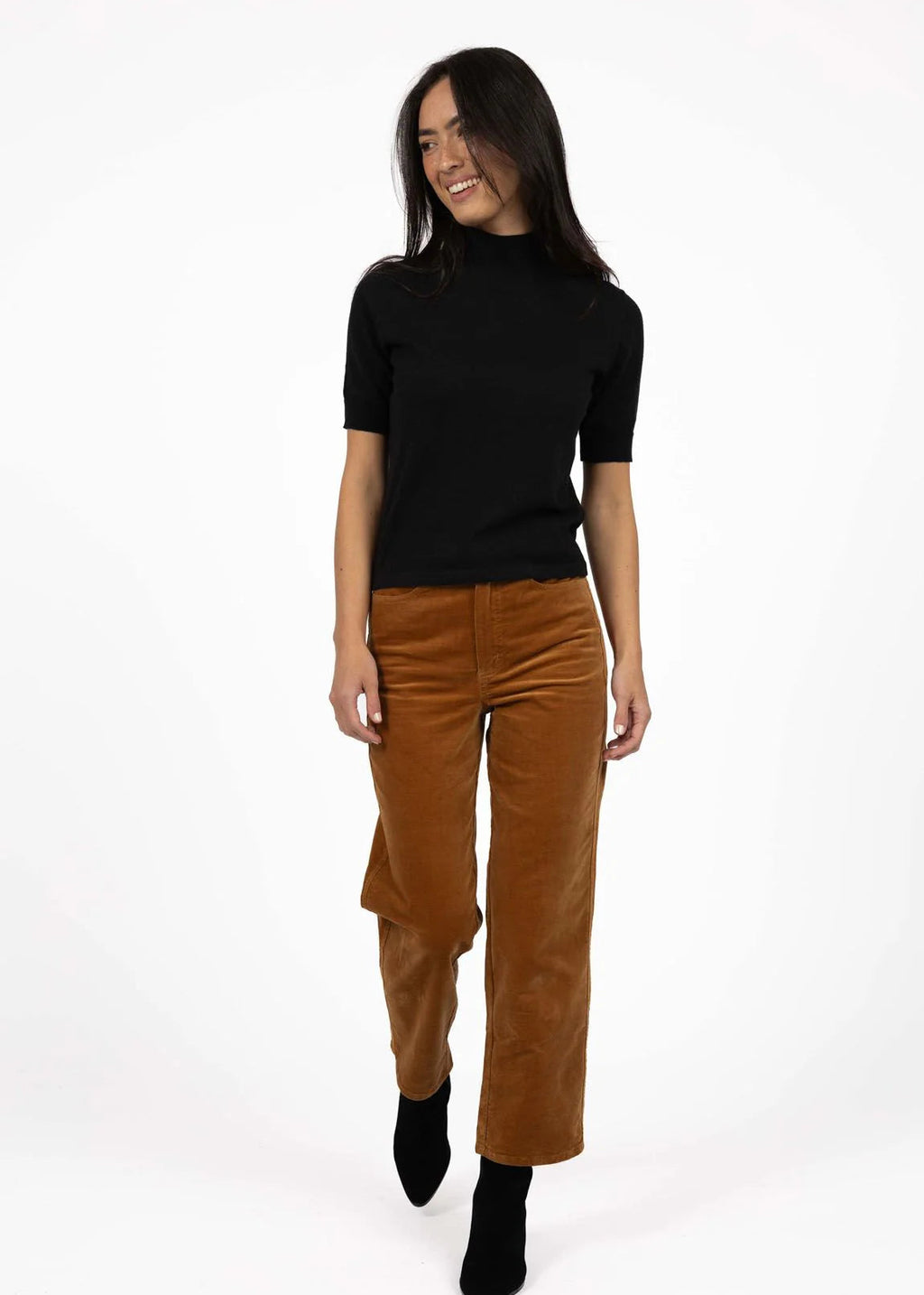 Humidity Va Va Velour Pant Camel