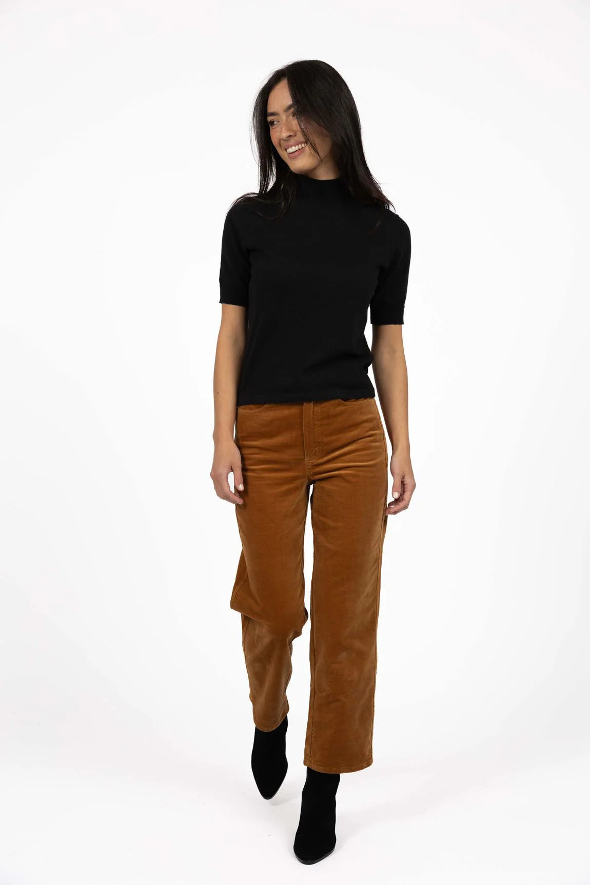 Humidity Va Va Velour Pant Camel