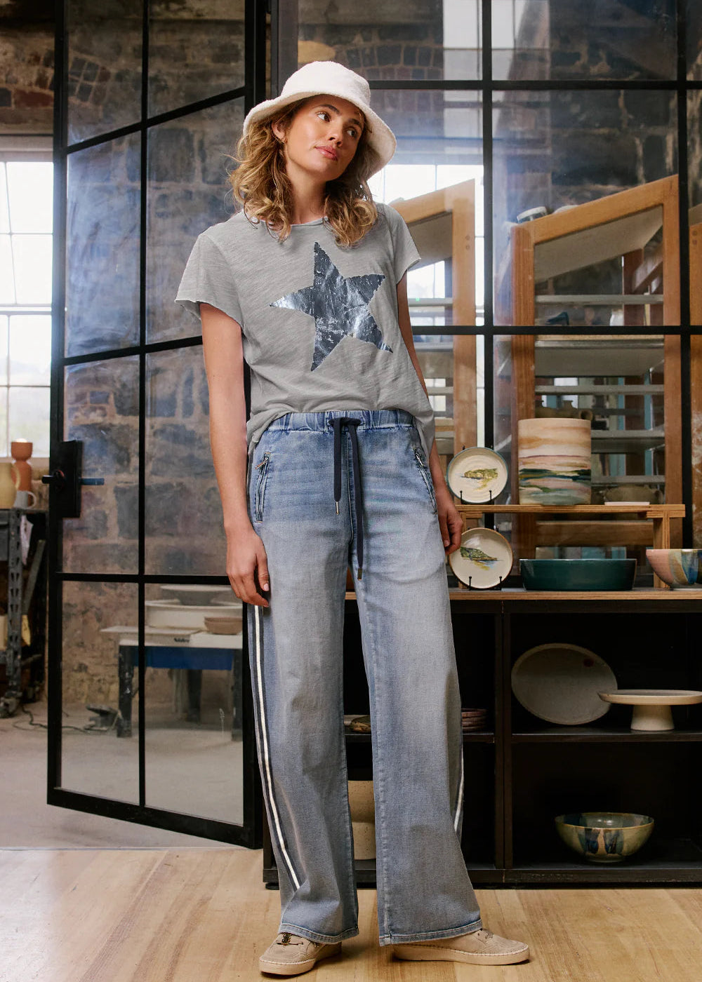 Italian Star Ice Tee Blue