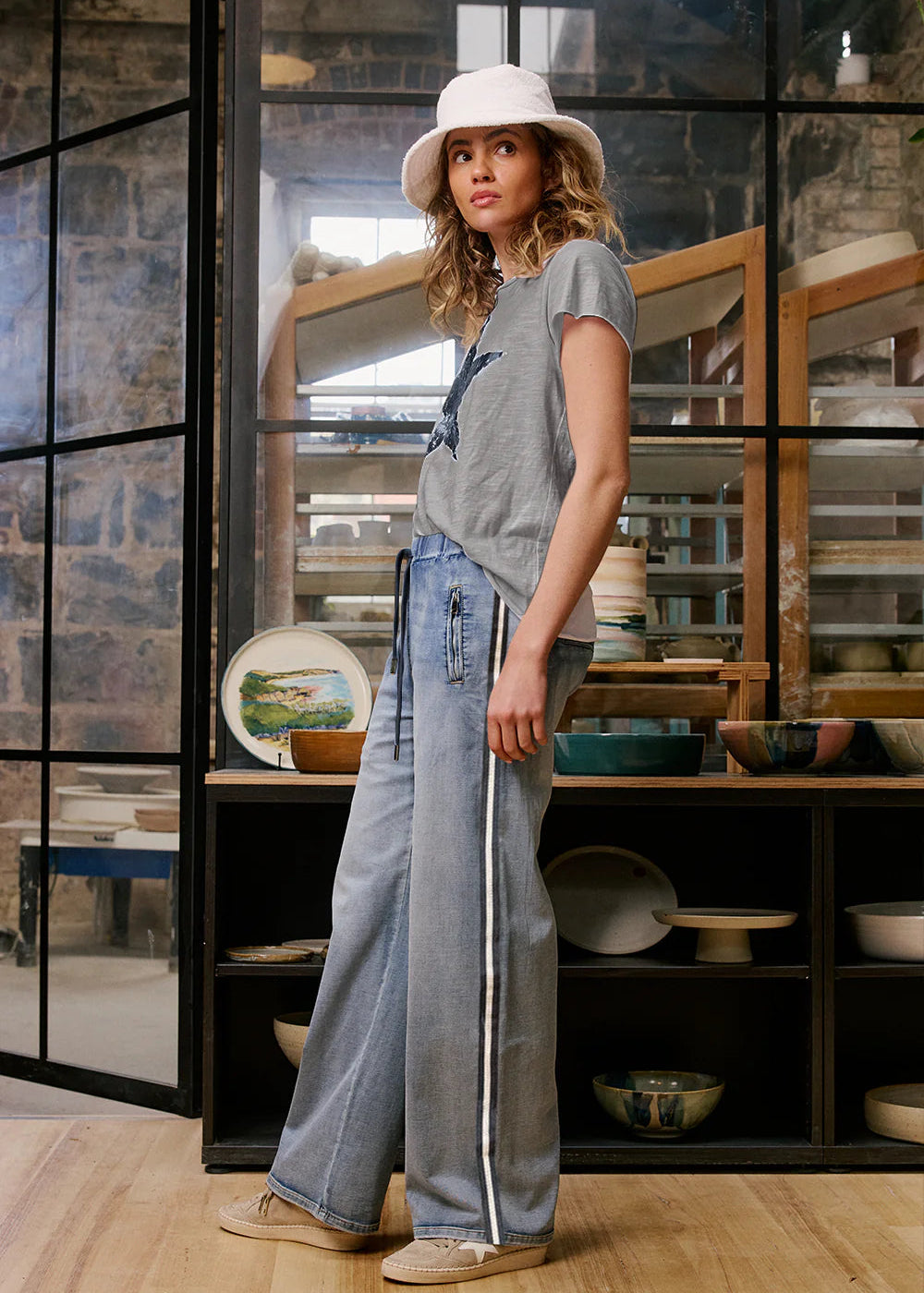 Italian Star Ice Tee Blue