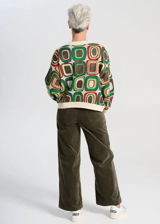Olga de Polga Peggy Velvet Khaki
