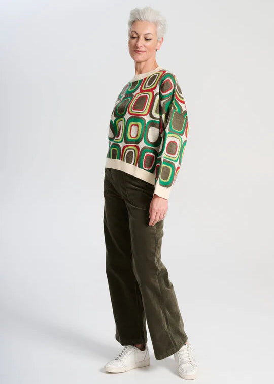 Olga de Polga Peggy Velvet Khaki