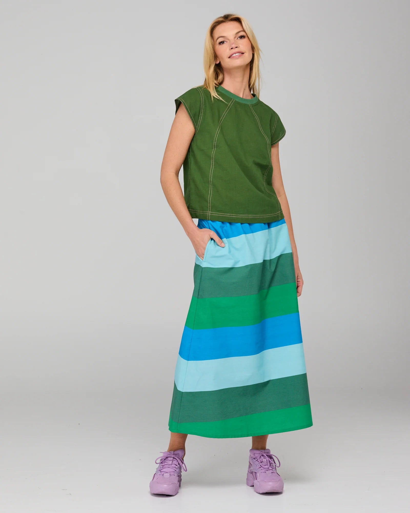 Boom Shankar Leaf Top Midori