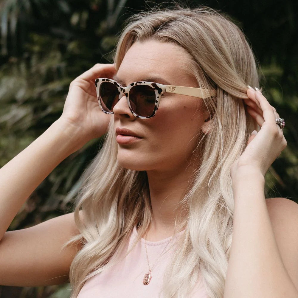 Soek Sunnies Lila Grace Ivory Tort