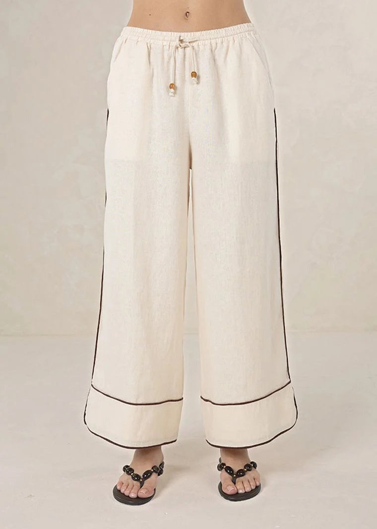 Humidity Lugano Pant Cream/Choc