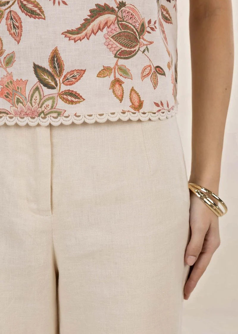 Humidity BoHo Rose Top