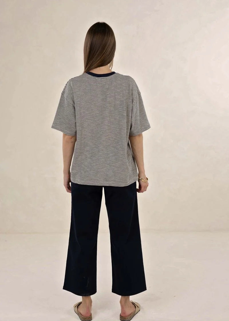 Humidity Bestie Tee Stripe