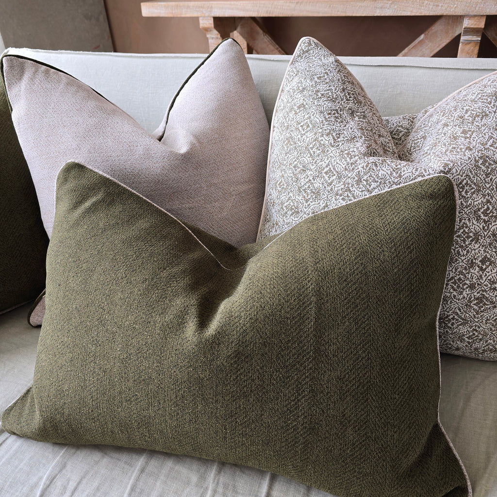 Macey & Moore Hailey Cushion Moss