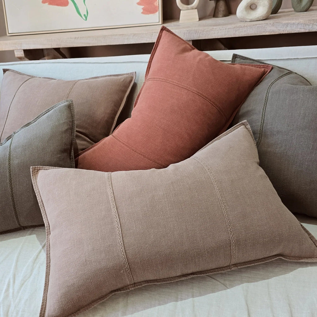 Macey & Moore Eveleigh Cushion Cinnamon