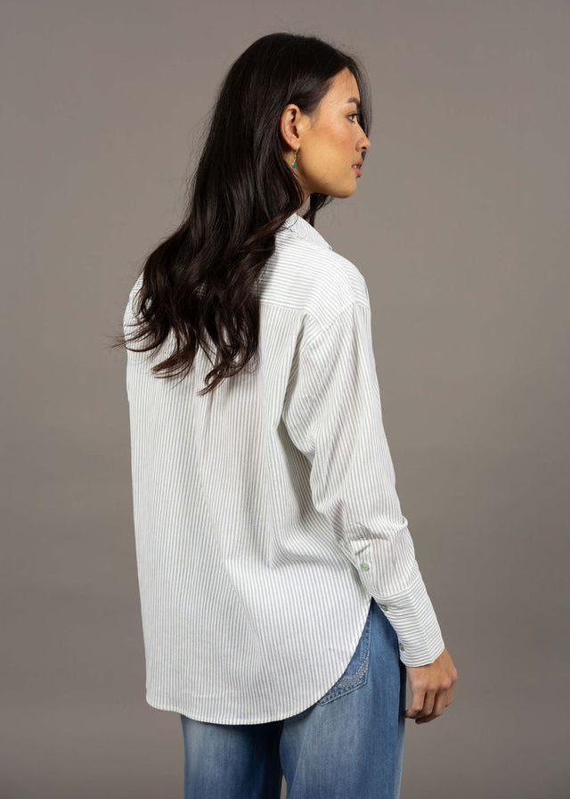 Humidity Nala Stripe Shirt Green